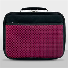 Red Black Pattern Background Lunch Bag