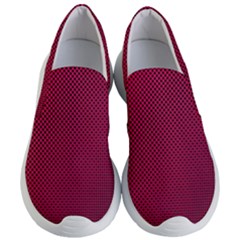 Red Black Pattern Background Women s Lightweight Slip Ons