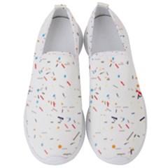 Ribbon Polka Men s Slip On Sneakers