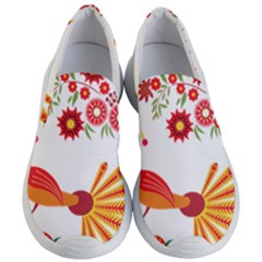 Peacock Pattern Women s Lightweight Slip Ons