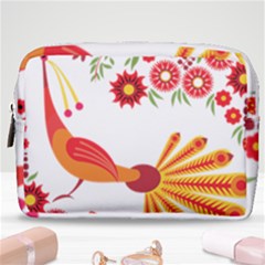 Peacock Pattern Make Up Pouch (medium)