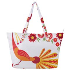 Peacock Pattern Full Print Shoulder Bag