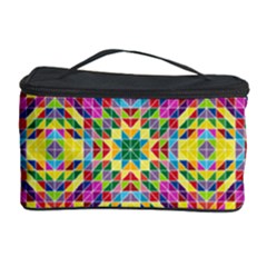 Triangle Mosaic Pattern Repeating Cosmetic Storage by Mariart