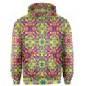 Triangle Mosaic Pattern Repeating Men s Pullover Hoodie View1