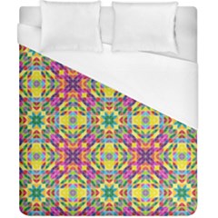 Triangle Mosaic Pattern Repeating Duvet Cover (california King Size) by Mariart