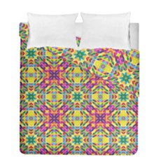 Triangle Mosaic Pattern Repeating Duvet Cover Double Side (full/ Double Size) by Mariart