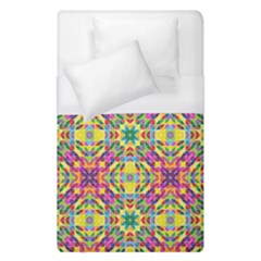 Triangle Mosaic Pattern Repeating Duvet Cover (single Size) by Mariart