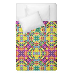 Triangle Mosaic Pattern Repeating Duvet Cover Double Side (single Size) by Mariart