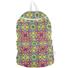 Triangle Mosaic Pattern Repeating Foldable Lightweight Backpack