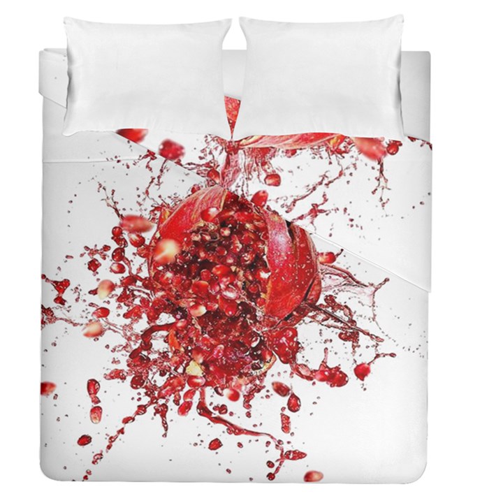 Red Pomegranate Fried Fruit Juice Duvet Cover Double Side (Queen Size)