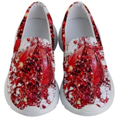 Red Pomegranate Fried Fruit Juice Kids  Lightweight Slip Ons