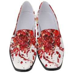 Red Pomegranate Fried Fruit Juice Women s Classic Loafer Heels by Mariart