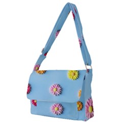 Daisy Full Print Messenger Bag by WensdaiAmbrose