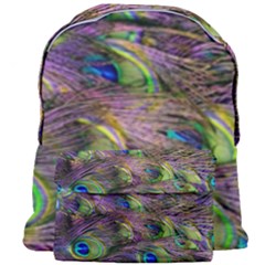 Peacock Feathers Giant Full Print Backpack