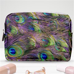 Peacock Feathers Make Up Pouch (medium)