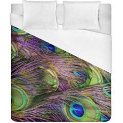 Peacock Feathers Duvet Cover (california King Size) by WensdaiAmbrose