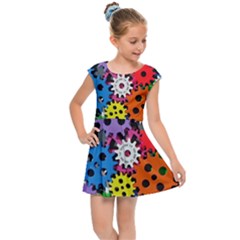 The Gears Are Turning Kids  Cap Sleeve Dress by WensdaiAmbrose