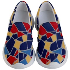 Pattern Tile Wall Background Kids  Lightweight Slip Ons