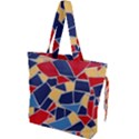 Pattern Tile Wall Background Drawstring Tote Bag View1