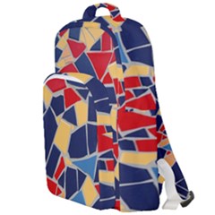 Pattern Tile Wall Background Double Compartment Backpack