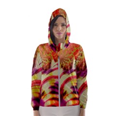 Fractal Mandelbrot Art Wallpaper Hooded Windbreaker (women)