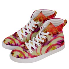 Fractal Mandelbrot Art Wallpaper Men s Hi-top Skate Sneakers