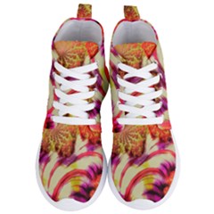 Fractal Mandelbrot Art Wallpaper Women s Lightweight High Top Sneakers