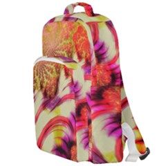 Fractal Mandelbrot Art Wallpaper Double Compartment Backpack by Pakrebo