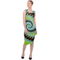 Fractal Julia Mandelbrot Art Sleeveless Pencil Dress View3