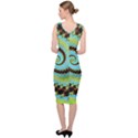 Fractal Julia Mandelbrot Art Sleeveless Pencil Dress View4