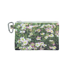 Mosaic Structure Pattern Background Canvas Cosmetic Bag (small)