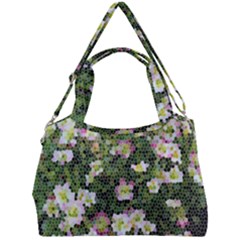 Mosaic Structure Pattern Background Double Compartment Shoulder Bag