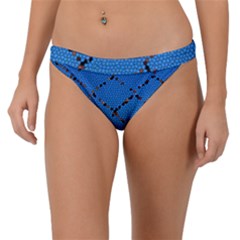 Pattern Structure Background Blue Band Bikini Bottom