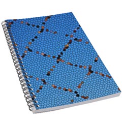 Pattern Structure Background Blue 5 5  X 8 5  Notebook