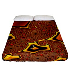 Fractal Julia Mandelbrot Art Fitted Sheet (king Size) by Pakrebo