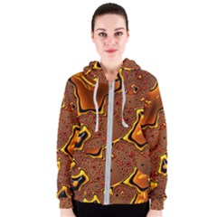 Fractal Julia Mandelbrot Art Women s Zipper Hoodie