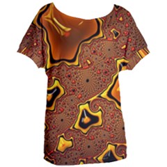 Fractal Julia Mandelbrot Art Women s Oversized Tee by Pakrebo