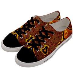 Fractal Julia Mandelbrot Art Men s Low Top Canvas Sneakers by Pakrebo