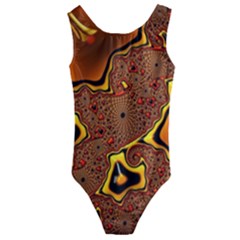 Fractal Julia Mandelbrot Art Kids  Cut-out Back One Piece Swimsuit