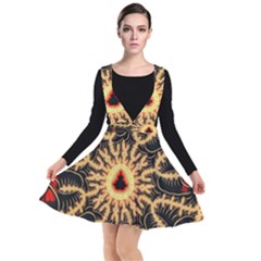 Fractal Julia Mandelbrot Art Plunge Pinafore Dress