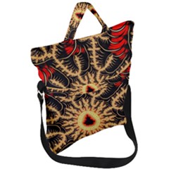 Fractal Julia Mandelbrot Art Fold Over Handle Tote Bag