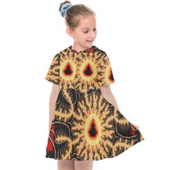 Fractal Julia Mandelbrot Art Kids  Sailor Dress