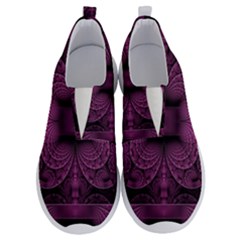 Fractal Magenta Pattern Geometry No Lace Lightweight Shoes