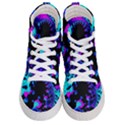 Fractal Pattern Spiral Abstract Men s Hi-Top Skate Sneakers View1