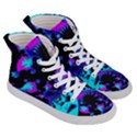 Fractal Pattern Spiral Abstract Men s Hi-Top Skate Sneakers View3