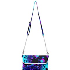 Fractal Pattern Spiral Abstract Mini Crossbody Handbag