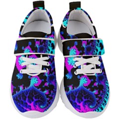 Fractal Pattern Spiral Abstract Kids  Velcro Strap Shoes