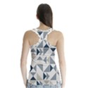 Geometric Triangle Modern Mosaic Racer Back Sports Top View2