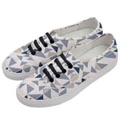 Geometric Triangle Modern Mosaic Women s Classic Low Top Sneakers by Pakrebo