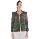 Pattern Structure Background Lines Windbreaker (Women) View1